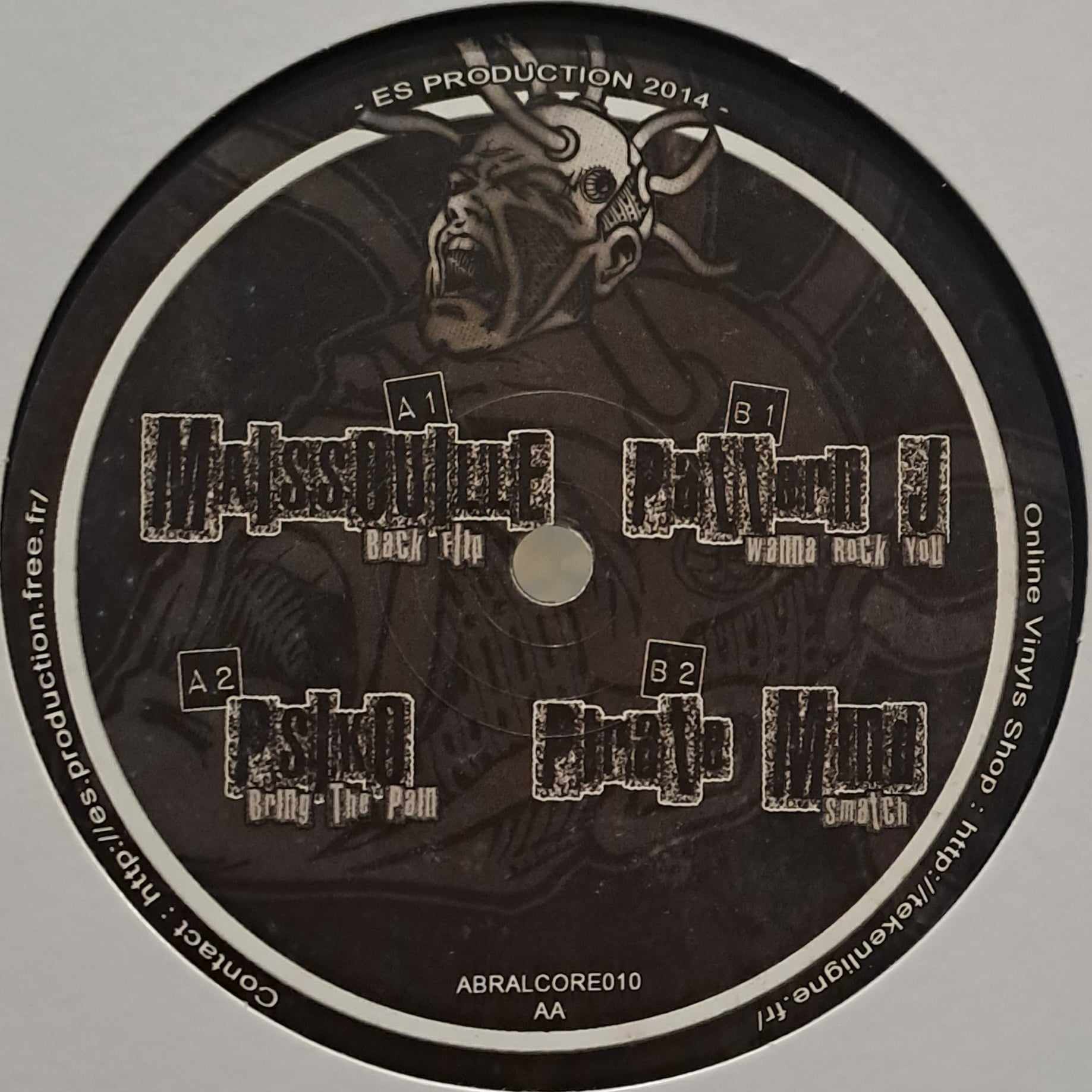 Abralcore 10 (seulement le disque 1) - vinyle hardcore